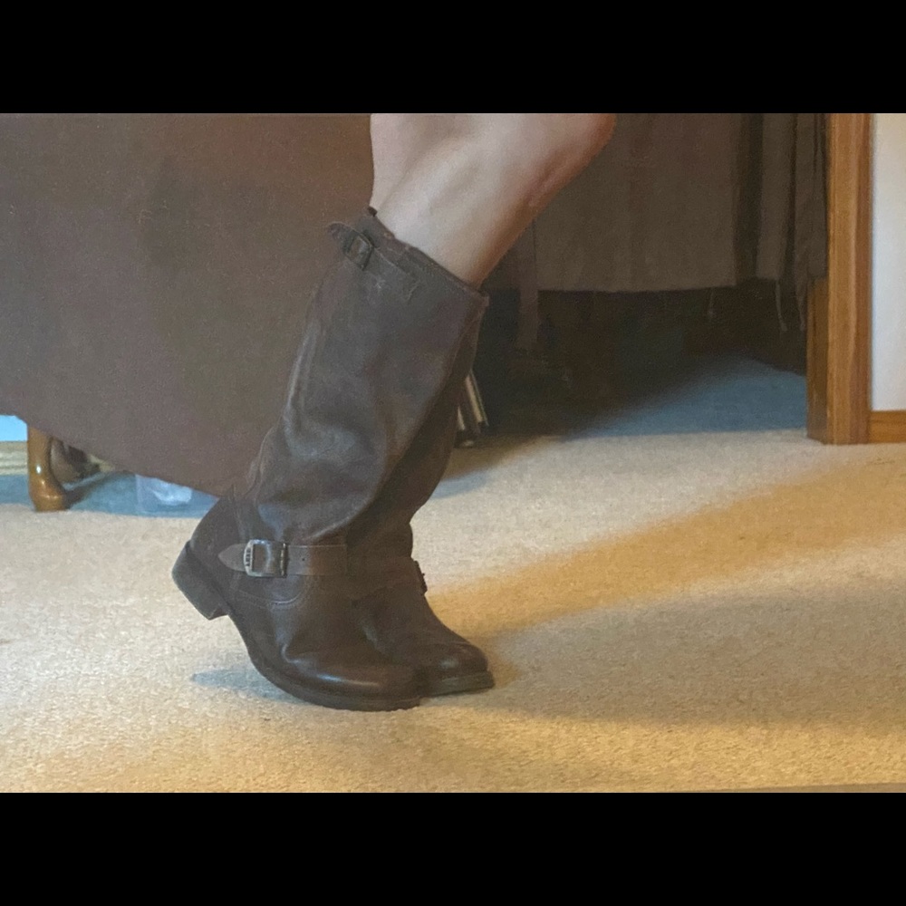 Frye leather knee high boots - Picture 4 of 4